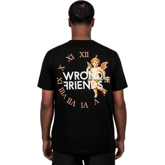 WRONG FRIENDS ROME T-SHIRT BLACK