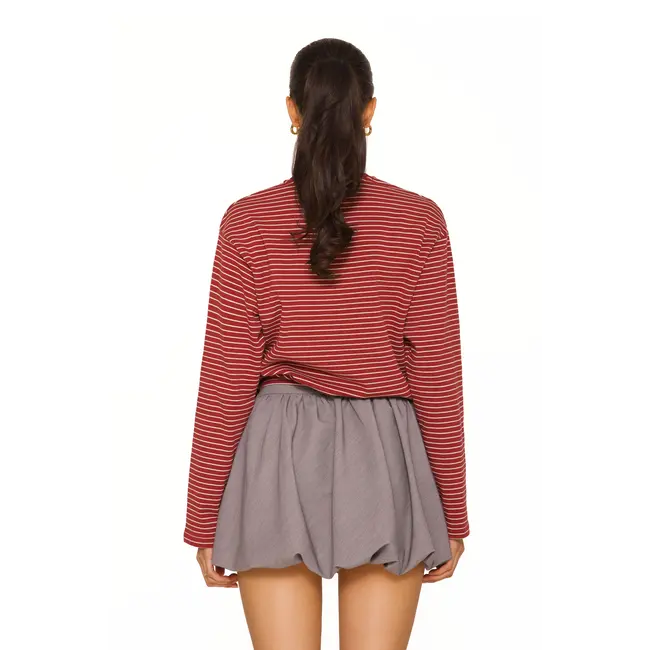 L.A Sisters MINI BUBBLE SKIRT GREY