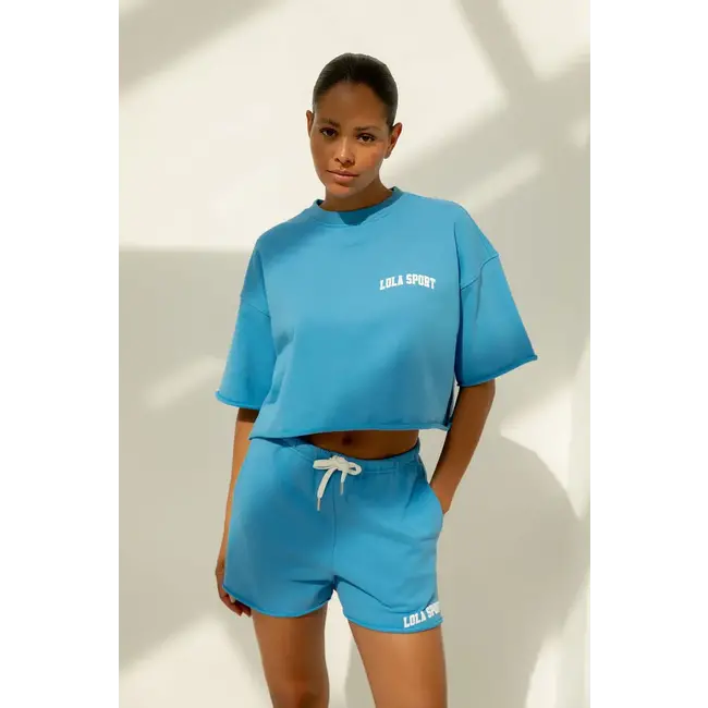 THE LOLA CLUB AMBER TEE BLUE