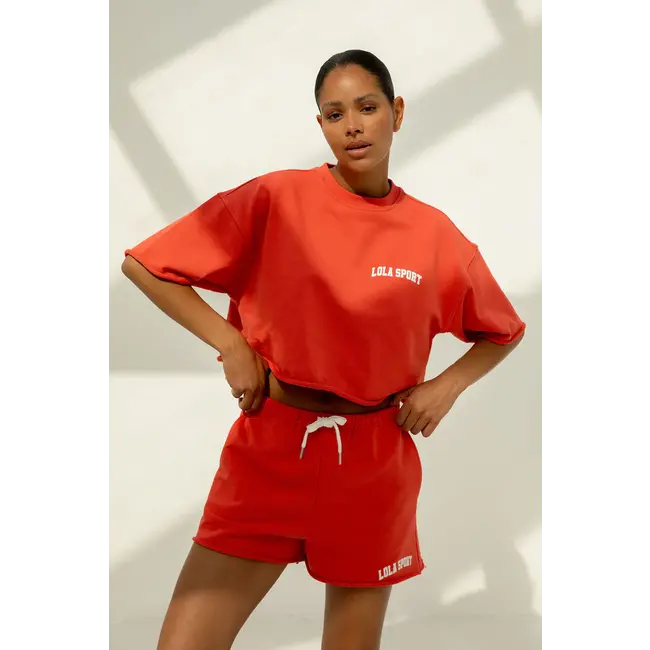 THE LOLA CLUB AMBER TEE ORANGE