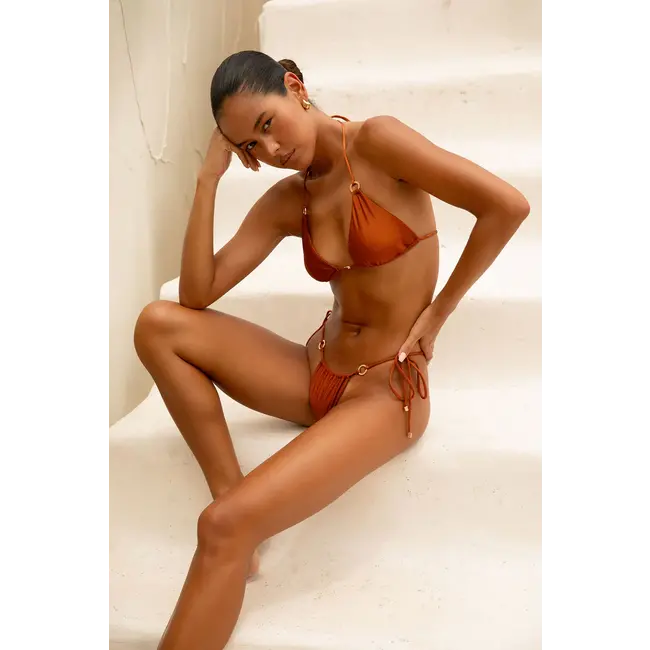 THE LOLA CLUB LUNA BOTTOM BURNT ORANGE