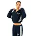 HILLSIDE STRIPE TRACK VEST NAVY BLUE