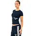 HILLSIDE STRIPE T-SHIRT NAVY BLUE