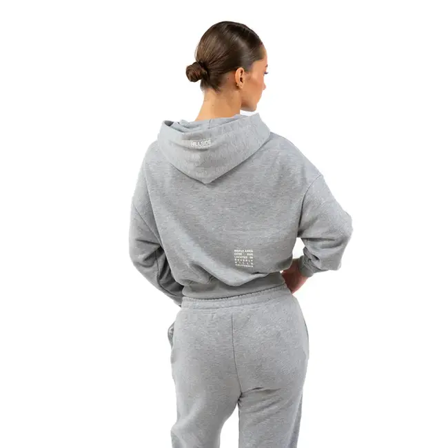 HILLSIDE STRIPE TRACK VEST GREY MELANGE