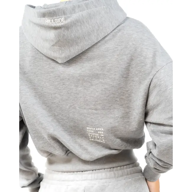 HILLSIDE STRIPE TRACK VEST GREY MELANGE