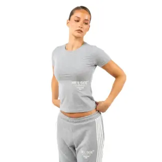 HILLSIDE STRIPE T-SHIRT GREY MELANGE