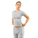 HILLSIDE STRIPE T-SHIRT GREY MELANGE