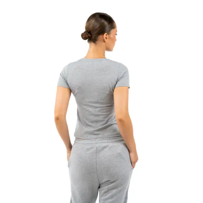 HILLSIDE STRIPE T-SHIRT GREY MELANGE