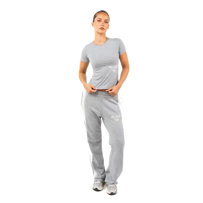 HILLSIDE STRIPE T-SHIRT GREY MELANGE