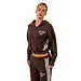 HILLSIDE STRIPE TRACK VEST BROWN