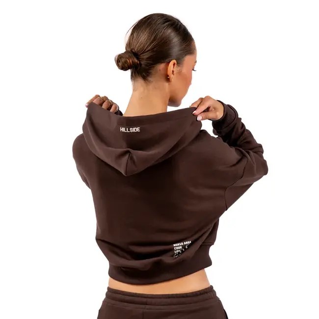 HILLSIDE STRIPE TRACK VEST BROWN