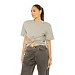 L.A Sisters OVERSIZED KNOT TEE GREY
