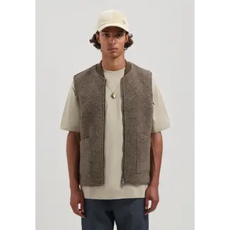 Dstrezzed NILS GILET VINTAGE KHAKI