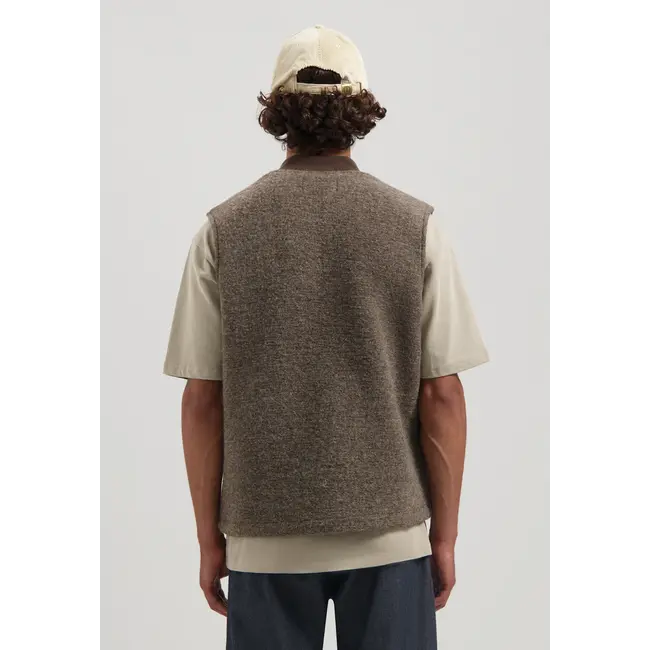 Dstrezzed NILS GILET VINTAGE KHAKI