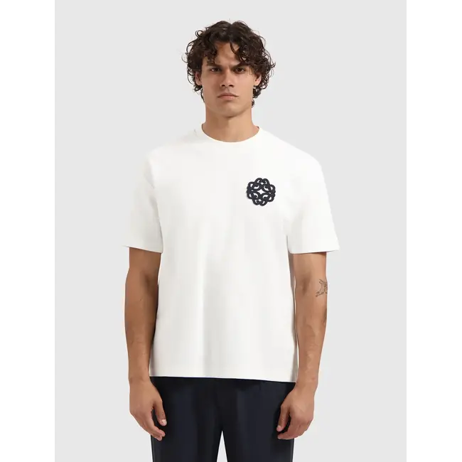 PURE PATH EMBLEM LOGO T-SHIRT WHITE