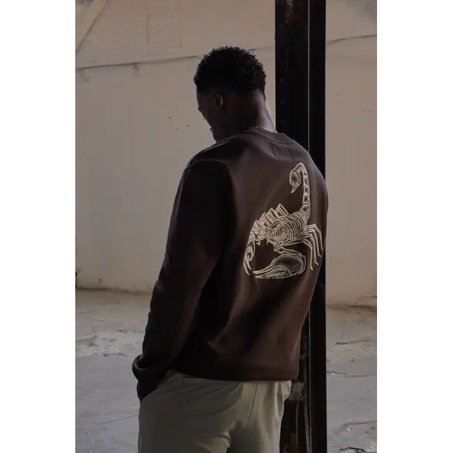 AEDEN SCORPION SWEATER GANACHE