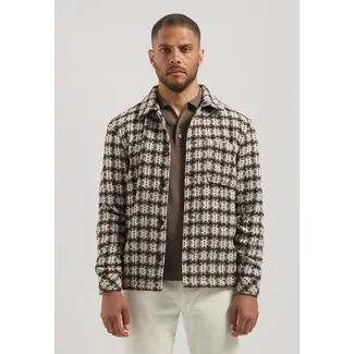 Dstrezzed LINO TC OVERSHIRT DARK BROWN