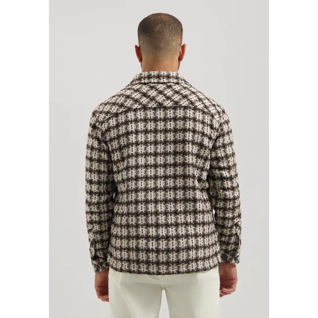 Dstrezzed LINO TC OVERSHIRT DARK BROWN