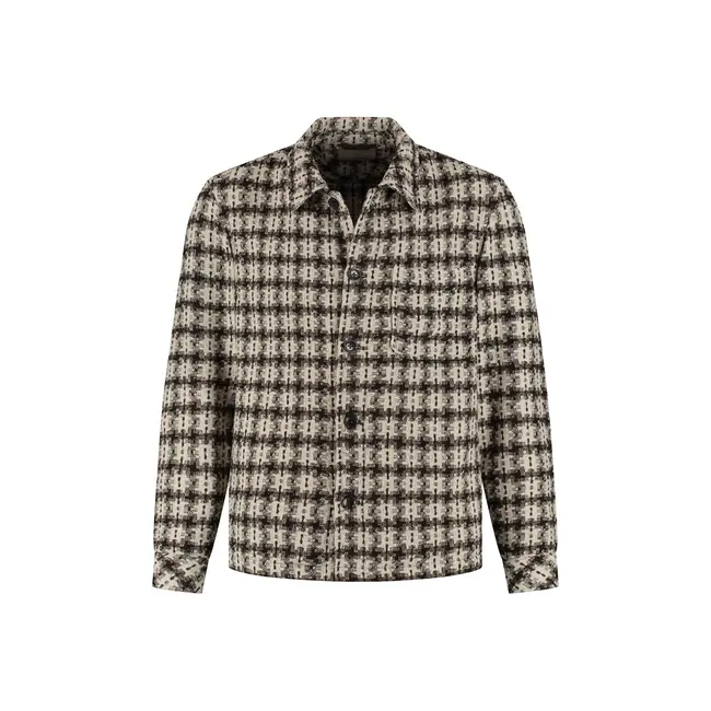 Dstrezzed LINO TC OVERSHIRT DARK BROWN