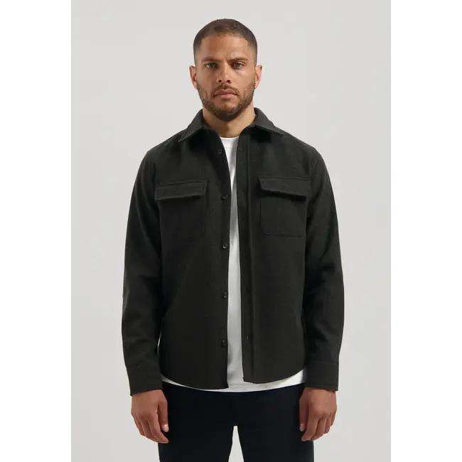 Dstrezzed ULRIK OVERSHIRT DARK BROWN