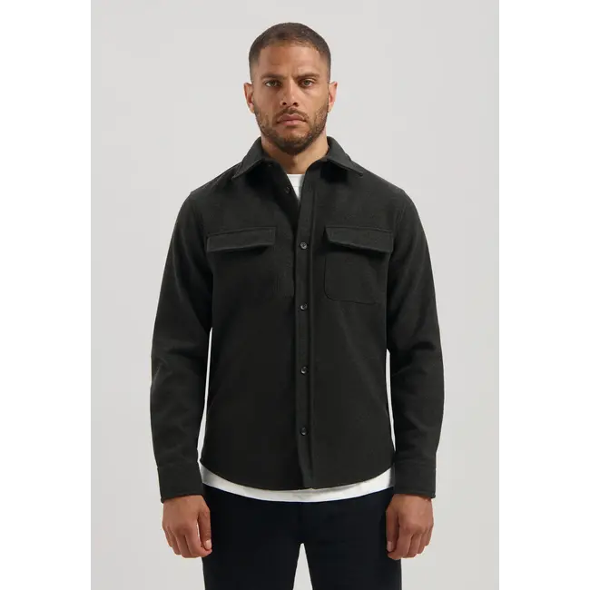 Dstrezzed ULRIK OVERSHIRT DARK BROWN