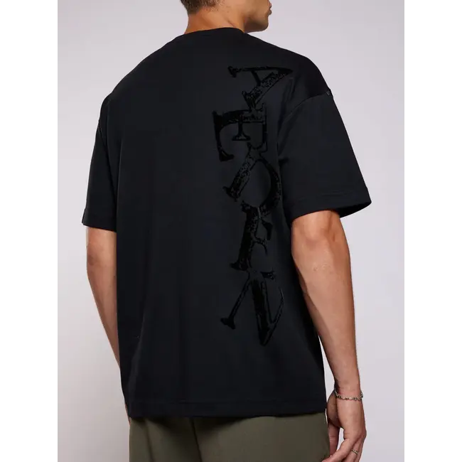 AEDEN VINCENT TEE BLACK