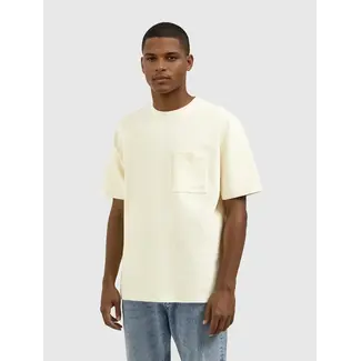PURE PATH STRUCTURE POCKET T-SHIRT ECRU