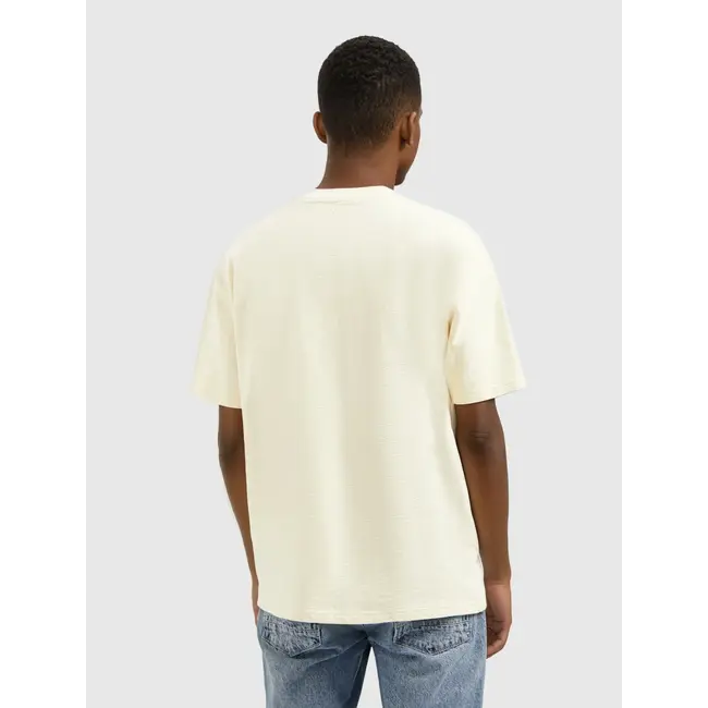 PURE PATH STRUCTURE POCKET T-SHIRT ECRU