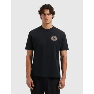 PURE PATH EMBLEM LOGO T-SHIRT BLACK