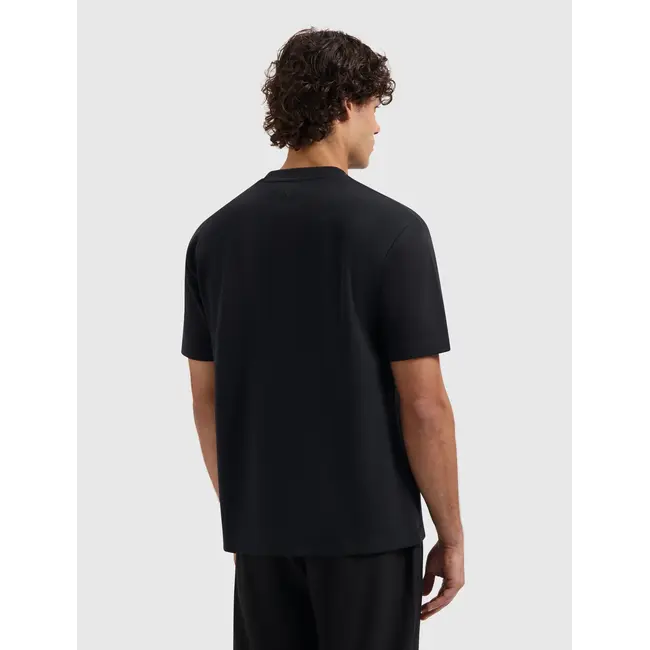 PURE PATH EMBLEM LOGO T-SHIRT BLACK