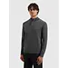 PURE PATH KNIT HIDDEN HALF-ZIP SWEATER ANTRA MELANGE