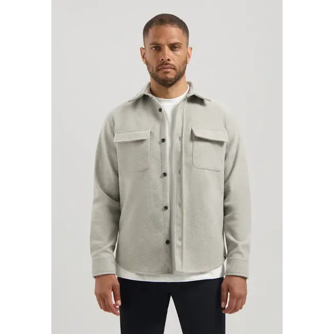 Dstrezzed ULRIK OVERSHIRT GHOST GREY