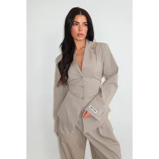 Unique the Label ROSIE BLOUSE PS TAUPE