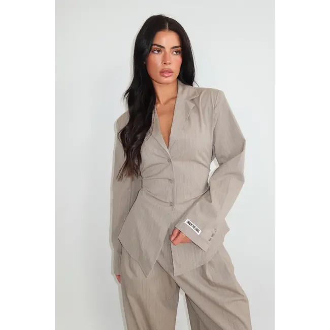 Unique the Label ROSIE BLOUSE PS TAUPE