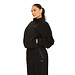 L.A Sisters FLEECE ZIP UP JACKET BLACK