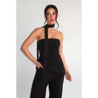 Unique the Label LIVA TOP BLACK