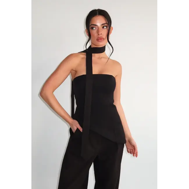 Unique the Label LIVA TOP BLACK