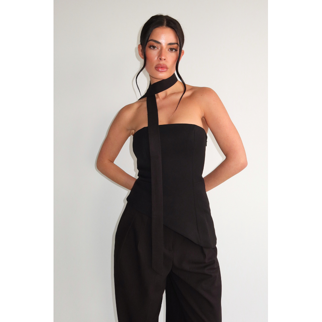 Unique the Label LIVA TOP BLACK