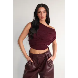 Unique the Label MIRA TOP BURGUNDY