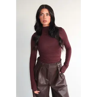 Unique the Label SARA BODYSUIT BROWN