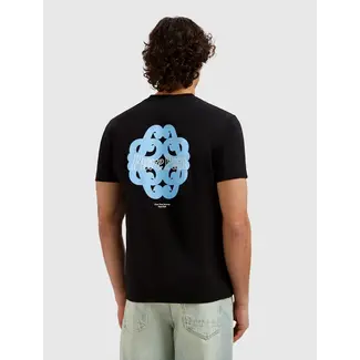 PURE PATH BOLD EMBLEM T-SHIRT BLACK