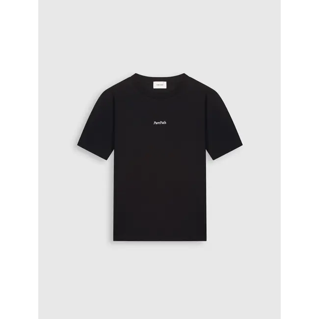 PURE PATH BOLD EMBLEM T-SHIRT BLACK