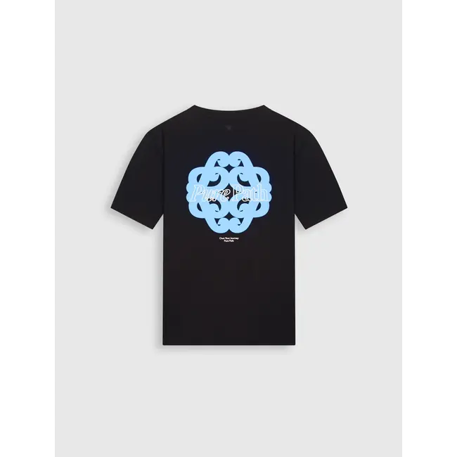 PURE PATH BOLD EMBLEM T-SHIRT BLACK