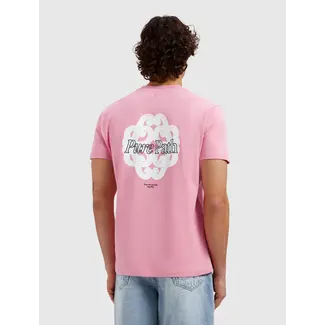 PURE PATH BOLD EMBLEM T-SHIRT OLD PINK