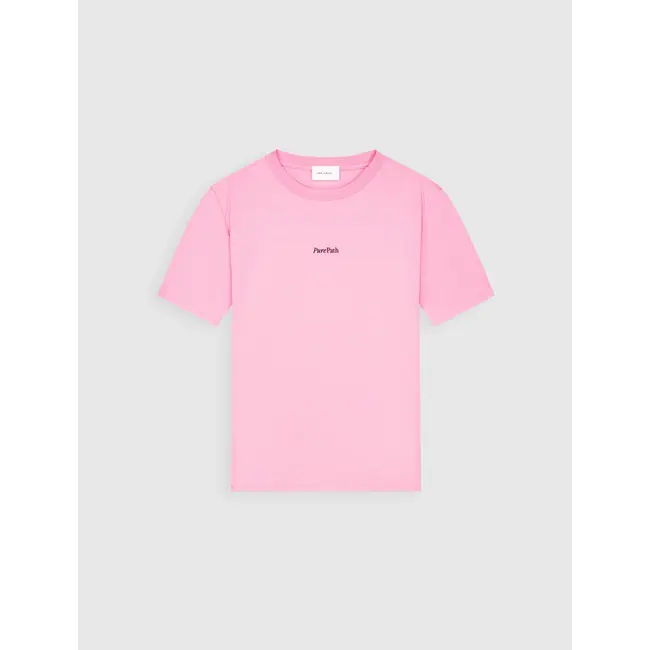 PURE PATH BOLD EMBLEM T-SHIRT OLD PINK