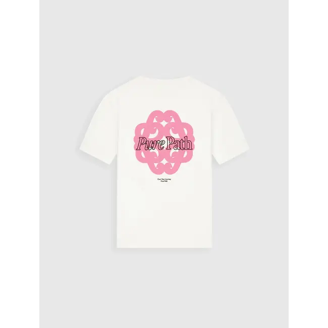 PURE PATH BOLD EMBLEM T-SHIRT OFF WHITE