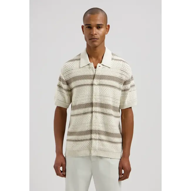 Dstrezzed MICA SHORTSLEEVE SHIRT SILVER BIRCH