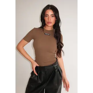 Unique the Label JILL SHORT SLEEVE OLIVE