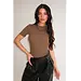 Unique the Label JILL SHORT SLEEVE OLIVE