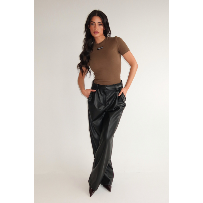 Unique the Label JILL SHORT SLEEVE OLIVE